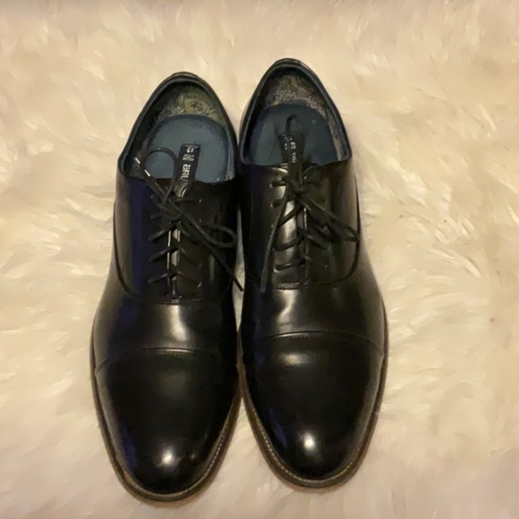 Bruno Marc Oxford Formal Officewear Black Faux Leather Dress Shoes Size 13 main image 8